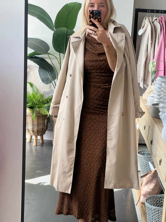 Trench Jacket Coat - beige