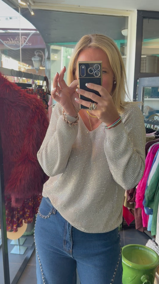Twinkle Long Sleeve- silver