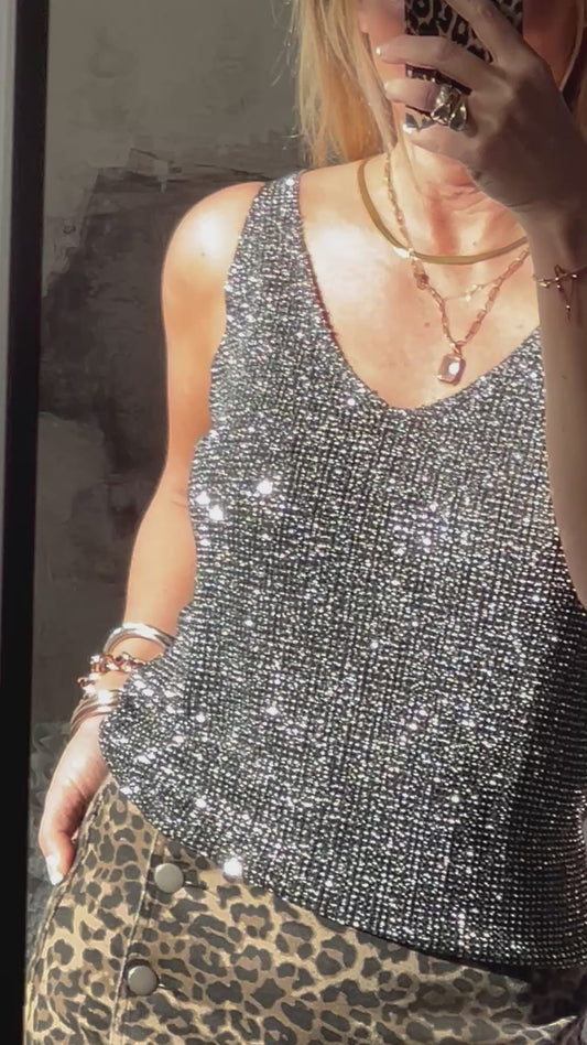 Twinkle Tank - black
